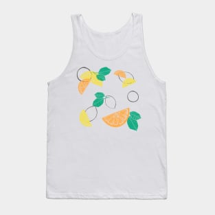 Refreshing Citrus Fruits Tank Top